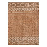 Linon Aria Area Rug, 3ft x 5ft, Verica Copper/Cream