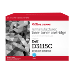 Office Depot Remanufactured Cyan Toner Cartridge Replacement For Dell D3115C