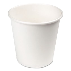 Boardwalk Paper Hot Cups, 4 Oz, White, Pack Of 1,000 Cups