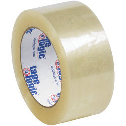 Tape Logic Quiet Carton-Sealing Tape, 3in Core, 2.6-Mil, 2in x 110 Yd., Clear, Pack Of 36