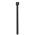 Partners Brand UV Cable Ties, 18 Lb, 8in, Black, Case Of 1,000