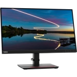 Lenovo ThinkVision T24m-20 24in Class Webcam Full HD LCD Monitor - 16:9 - Raven Black - 23.8in Viewable - In-plane Switching (IPS) Technology - WLED Backlight - 1920 x 1080 - 16.7 Million Colors - 250 Nit - 4 ms - HDMI - DisplayPort - USB Hub