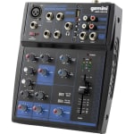 Gemini Sound GEM-05USB: Compact 5 Channel Bluetooth Mixer - Analog - 5 Channel(s) - USB - Bluetooth - Black