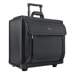 Solo New York Herald Rolling Catalog Case For 16in Laptops, Black