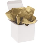 Partners Brand Gift-Grade Tissue Paper, 20in x 30in, Metallic Gold, Pack Of 200