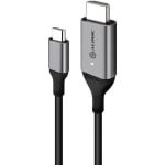 Alogic USB-C (Male) to HDMI (Male) Cable - Ultra Series - 4K 60Hz - Space Grey - 2m - 6.56 ft HDMI/USB Audio/Video/Data Transfer Cable for Monitor, Projector, TV, Computer, Tablet, Phone, MAC