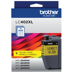 Brother LC402XL High-Yield Yellow Ink Cartridge, LC402XLY