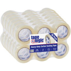 Tape Logic #700 Hot Melt Tape, 2in x 110 Yd., Clear, Case Of 36