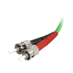 C2G 2m ST-ST 62.5/125 OM1 Duplex Multimode PVC Fiber Optic Cable - Green - Patch cable - ST multi-mode (M) to ST multi-mode (M) - 2 m - fiber optic - duplex - 62.5 / 125 micron - OM1 - green