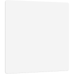 Lorell DIY Frameless Magnetic Glass Board - 36in (3 ft) Width x 36in (3 ft) Height - White Glass Surface - Aluminum Frame - Rectangle - Magnetic - 1 Each