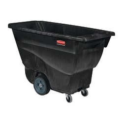 Rubbermaid Commercial 1250 lb Capacity Standard Duty Tilt Truck - 1250 lb Capacity - x 33.5in Width x 72.2in Depth x 43.8in Height - Black - 1 Each