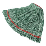 Rubbermaid Swinger Loop Cotton/Synthetic Yarn Wet Mop, 58in, Green