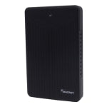 SKILCRAFT Portable External Hard Drive, 4TB, Black