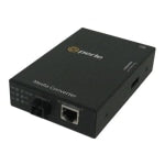 Perle S-1110-S1SC120U - Fiber media converter - GigE - 10Base-T, 100Base-TX, 1000Base-T, 1000Base-BX-U - RJ-45 / SC single-mode - up to 74.6 miles - 1510 (TX) / 1590 (RX) nm