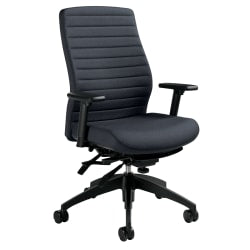 WorkPro Quantum 9000 Series Ergonomic Mesh/Mesh Mid-Back Chair, Black/Gray, BIFMA Compliant