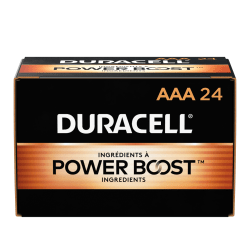 Duracell Coppertop AAA Alkaline Batteries, Box of 24 Batteries, Case Of 6 Boxes