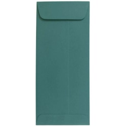 JAM Paper #10 Policy Envelopes, Gummed Seal, Teal, Pack Of 25