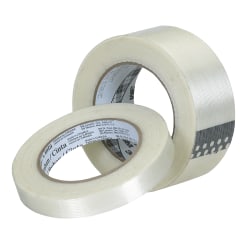 3M 8934 Strapping Tape, 2in x 60 Yd., Clear, Case Of 24 Rolls