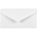 JAM Paper Booklet Envelopes, #7 3/4 Monarch, Commercial Flap, Gummed Seal, White, Pack Of 25