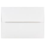 JAM Paper Booklet Invitation Envelopes, A6, Gummed Seal, White, Pack Of 25