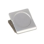 Office Depot Brand Magnetic Clips, 1-3/4in, Silver, Pack Of 3