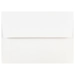 JAM Paper Booklet Invitation Envelopes, A7, Gummed Seal, White, Pack Of 25