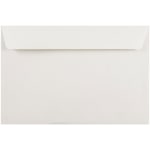 JAM Paper Booklet Envelopes, 6in x 9in, Gummed Seal, White, Pack Of 25