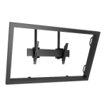 Chief Fusion X-Large Dual Pole Ceiling TV Mount - For Displays 55-100in - Black - Mounting component (mounting rail, 2 interface brackets, 2 back covers, 2 array heads) - for flat panel - black - screen size: 60in-90in - ceiling mountable