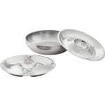 Vollrath Artisan PB0052A Stainless Steel Party Bowl Set, Silver