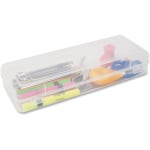 Advantus Stretch Art Storage Box, Clear