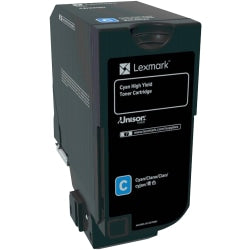 Lexmark Original High Yield Laser Toner Cartridge - Cyan Pack - Laser - High Yield