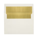 LUX Invitation Envelopes, A7, Peel & Stick Closure, Gold/Natural, Pack Of 1,000