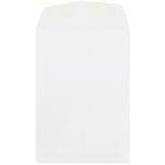 JAM Paper Open-End 7in x 10in Catalog Envelopes, Gummed Seal, White, Pack Of 25