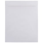 JAM Paper Open-End 11 1/2in x 14 1/2in Catalog Envelopes, Gummed Seal, White, Pack Of 25