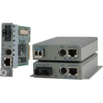 Omnitron iConverter GX/TM2 - Fiber media converter - GigE - 10Base-T, 100Base-TX, 1000Base-T, 1000Base-X - RJ-45 / SC multi-mode - up to 1800 ft - 850 nm