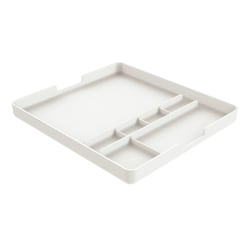 HON Fuse Collection Accessory Tray, 1-1/2inH x 13-7/16inW x 14-13/16inD, White