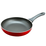 Oster Herscher Aluminum Frying Pan, 9-1/2in, Red