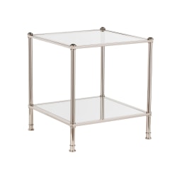 Ameriwood Home Mission District Metal 2-Door Locker Console Table, 40inH x 43-5/16inW x 13-13/16inD, Pale Pink