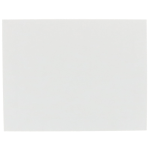 JAM Paper Blank Note Cards, 4 1/4in x 5 1/2in, White, Pack Of 100