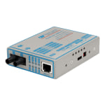 Omnitron FlexPoint 100Fx/Tx - Fiber media converter - 100Mb LAN - 100Base-FX, 100Base-TX - RJ-45 / ST multi-mode - up to 1.2 miles - 1310 nm