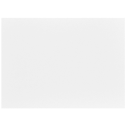 JAM Paper Blank Note Cards, 5 1/8in x 7in, White, Pack Of 100