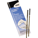 PM Snap2It Brass Refills - Medium Point - Black Ink - Acid-free, Water Resistant, Water Proof - 2 / Pack