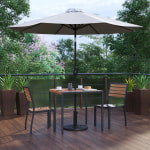 Flash Furniture Lark 5-Piece All-Weather Deck/Patio Set, Gray