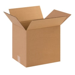 Partners Brand Corrugated Boxes 12in x 10in x 12in, Kraft, Bundle of 25