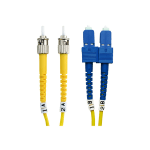 Belkin - Patch cable - ST/PC single-mode (M) to SC/PC single-mode (M) - 5 m - fiber optic - 8.3 / 125 micron - OS1 - yellow