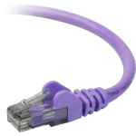 Belkin Cat.6 UTP Cable - RJ-45 Male - RJ-45 Male - 3ft - Purple