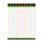 Barker Creek Computer Paper, 8 1/2in x 11in, Neon Stripe, Pack Of 50 Sheets