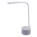 Bostitch LED Desk Lamp With Bluetooth Speaker, 14-9/16inH, White