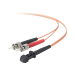 Belkin - Patch cable - ST/PC multi-mode (M) to MT-RJ multi-mode (M) - 3 m - fiber optic - 62.5 / 125 micron - orange