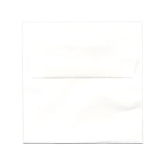 JAM Paper Strathmore Invitation Envelopes, 5 1/2in x 5 1/2in, Gummed Seal, White, Pack Of 25